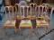 A-C  RZEŹBIONY  KOMPLET  6  KRZESEŁ  LUDWIKOWSKICH
