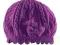 H&amp;M=CZAPKA-beret r 74/80 6-12 m FIOLET