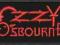 Naszywka OZZY OSBOURNE haft