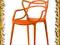 Krzesło MASTERS pomarańczowe insp. proj. KARTELL