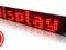 Tablica LED wyświetlacz diodowy, panel  25x160 3D