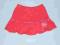czerwona spódniczka (na 3-4-5 lat)