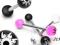 PIERCING  DO JĘZYKA STAL + AKRYL UV - SUPER WZORY