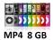 8GB ODTWARZACZ MP4 MP3 9 KOLORÓW - POLSKIE MENU