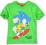 CHEROKEE zielona koszulka SONIC  r. 7-8  C271