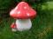 GRZYB PODWÓJNY MUCHOMOR OZDOBA CERAMICZNA D OGRODU