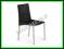 Eleganckie krzesło metalowe K129 czarne K-129 stal