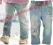 NEXT SPODNIE jeans motylki *w POLSCE 3-6m 68cm