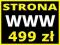 STRONA INTERNETOWA + CMS +DOMENA+SERWER STRONY WWW