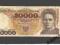 Banknot  20000 Zł.  1 Lutego  1989 r.    ser AP