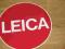 LEICA Oryg. naklejka 29,5 cm x 9,5 cm