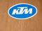 KTM MOTOR ORYG. naklejka z dawnych lat