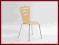 Eleganckie Krzesło metalow K83 buk sklejka gięta