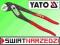 YATO Szczypce hydrauliczne nastawne stal CrV 2090