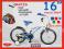 POLSKI Rower 16 SPEED Rowerek + KASK + KIJ NOWOŚĆ