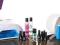 ZESTAW DO MANICURE HYBRYDOWY 6x LAKIER UV LAMPA UV