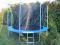 TRAMPOLINA OGRODOWA FT12 366CM+PODWÓJNE NOG+DRABIN