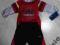 Dres Reebok z USA 12mce czarno czerwony