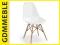 BIAŁE KRZESŁO K153 ENZO EAMES EIFFEL OD RĘKI GDM