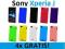 Etui HARD RUBBER CASE Sony Xperia J ST26i +2xFOLIA