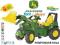 ROLLY TOYS Traktor JOHN DEERE ŁYŻKA + POMP.KOŁA