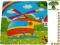 PUZZLE 16el DREWNIANE EDUKACYJNe KLOCKI MALUSZKA