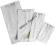 Torebki papierowe fałdowe białe 21x12-1000s PROM