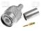 Wtyk TNC RG59; męskie proste; zaciskane na przewód