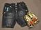KT888/140 KRÓTKIE SPODENKI JEANS BERMUDY 140 10 L