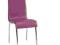KRZESŁO H-161 Fiolet Białe Niklowane Szybka Paczka