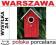 Domek dla ptaków mały II czerwony -50% Warszawa