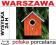 Domek dla ptaków mały pomarańcz -50% Warszawa