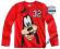 BLUZKA DISNEY GOOFY 128 CZERWONA ORYGINAŁ