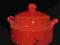 Waza do zupy ceramiczna Kolor Czerwony