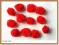 RÓŻYCZKI CZERWONE TIULOWE ZESTAW 12 SZTUK 2,99 PLN