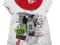 116/122 TUNIKA Myszka MINNIE  A654 biała