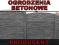 Ogrodzenie betonowe 2m - RÓŻNE WZORY - PRODUCENT