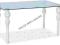Stół szklany stoły szklane CENTO biały do jadalni