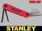 STANLEY zestaw klucze imbusowe składane mm 69-261
