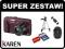 Aparat Panasonic DMC-TZ40 czerwony + zestaw