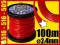 ŻYŁKA TNĄCA DO KOSY SPALINOWEJ 5-KĄTNA 2,4mm 100m