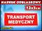 TRANSPORT MEDYCZNY PLAKIETKA ODBLASKOWA NASZYWKA