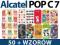 Alcatel POP C7 | Fantastic Case ETUI + 2x FOLIA