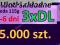 Ulotki składane 3xDL, nakład 5000 szt, A4 do DL