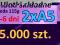 Ulotki składane 2xA5 nakład 5000 szt., A4 do A5