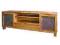KOMODA RTV DĘBOWA 150X45X50cm; MEBLE DĘBOWE