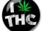 I LOVE THC, Zioło, Marihuana, Gandzia WEED, Ganja