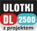 ULOTKI DL 2500 szt 135g z PROJEKTEM :: JAKOŚĆ