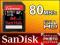 KARTA PAMIĘCI SANDISK SD EXTREME 64GB 80MB/S CL10