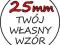 Przypinki Znaczki Badziki Piny wzór własny 25mm